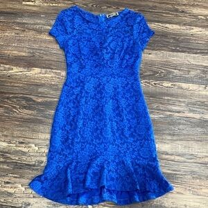 ❤️ Blue Lace Dress